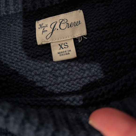 J.Crew Cable Crewneck Sweater in Navy - Men's Size XS - Picture 5 of 8